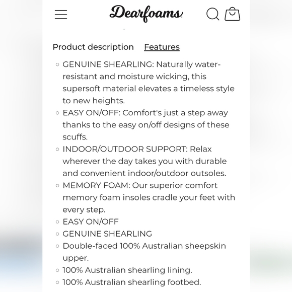 Fireside by Dearfoams Women's Melton Genuine Shearling Platform Scuff Slipper - Picture 5 of 5